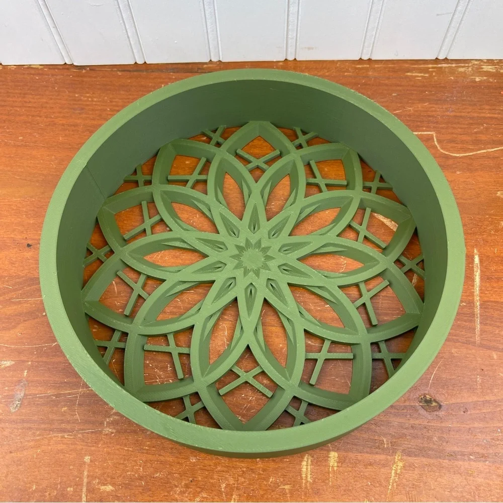 Floral Design Catch All Tray, The Kovi Catch-All Tray, Trinket Dish